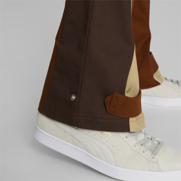 PUMA x LAFRANCÉ Pants, Teak-Chestnut Brown, large-ZAF