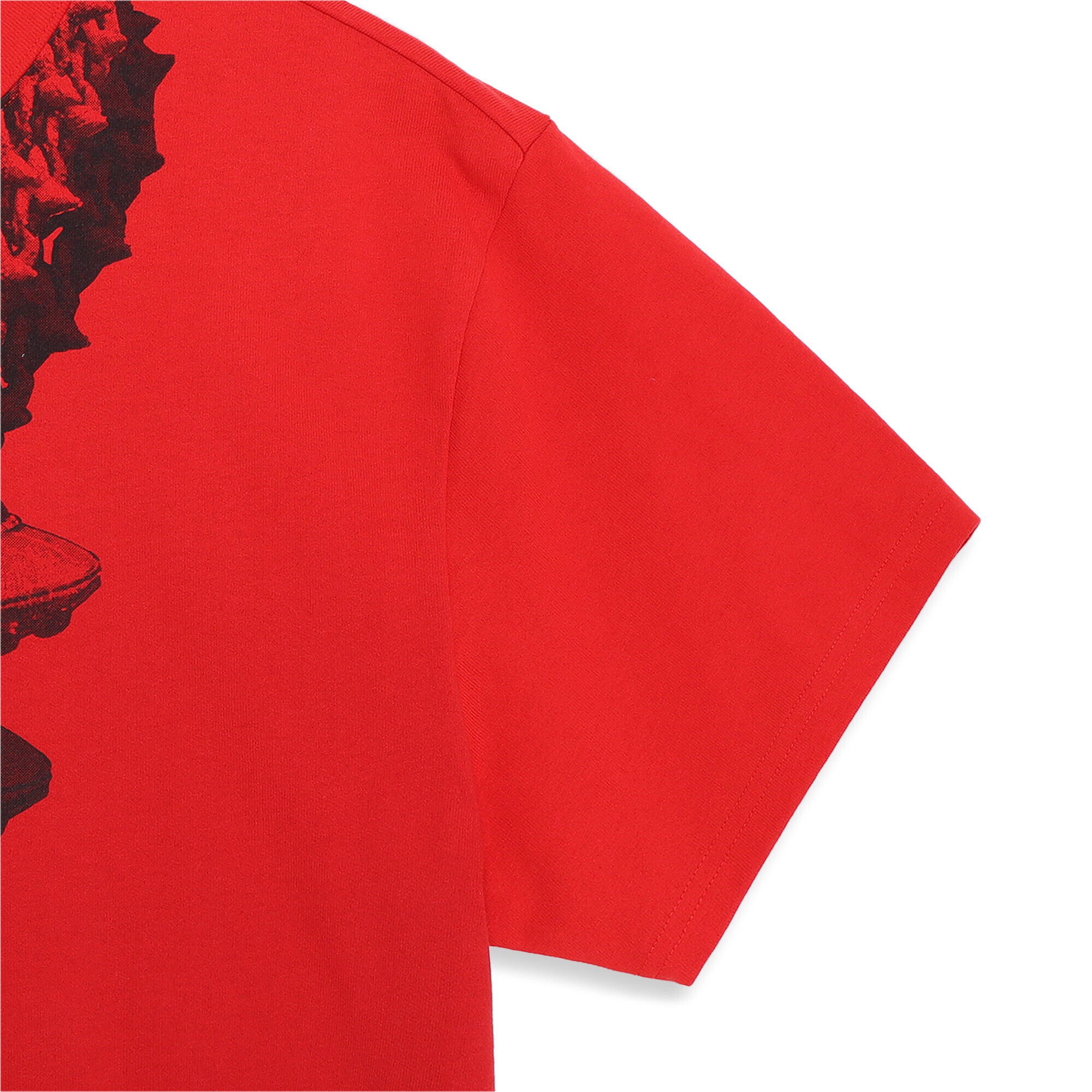 Men's PUMA X LAFRANCÃ T-Shirt In Red, Size 2XL