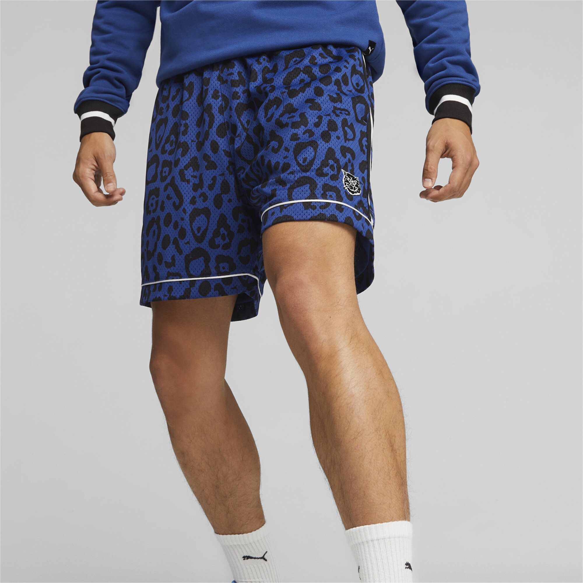 Men's Puma HOOPS X GOLF's Shorts, Blue, Size XS, Clothing