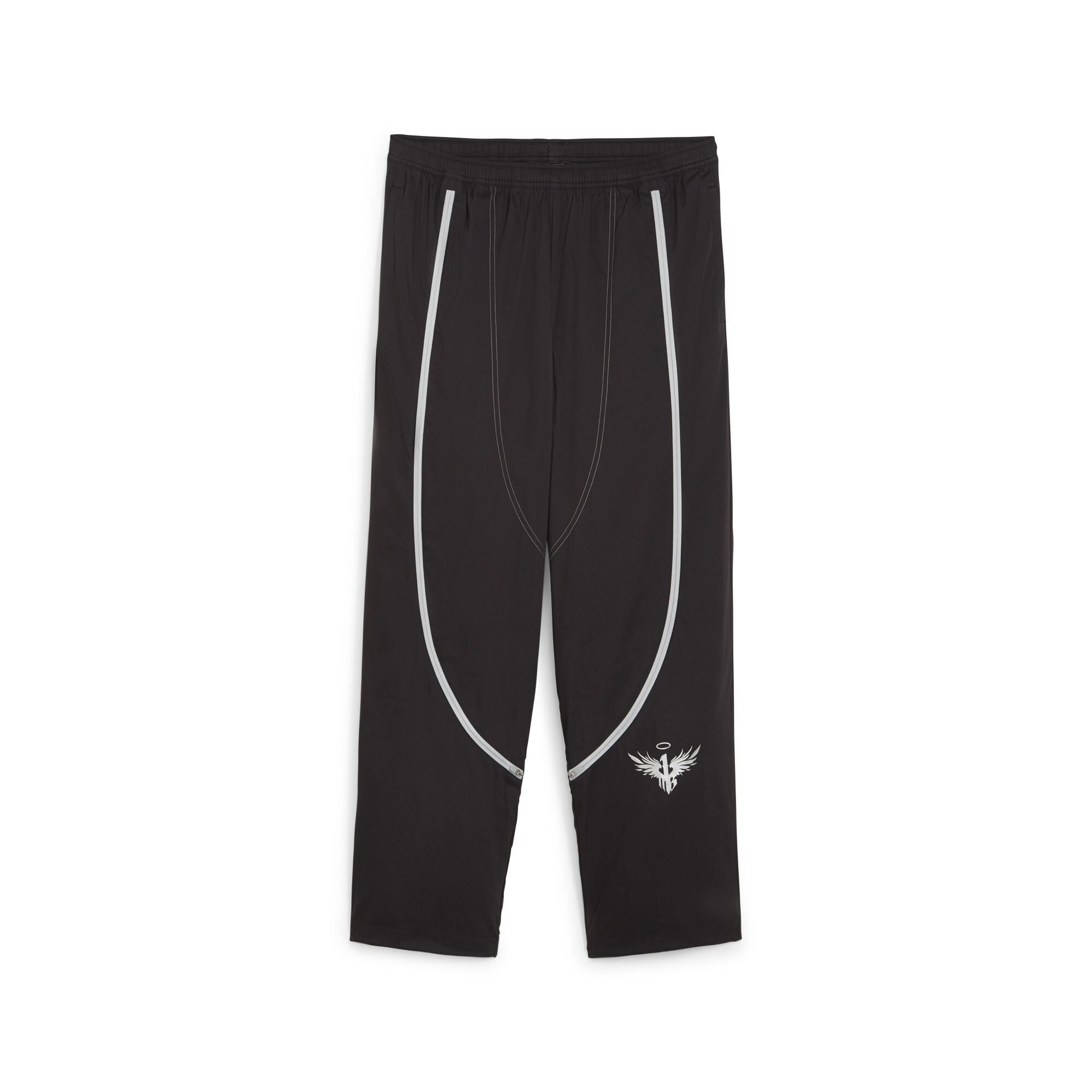 Men's PUMA MELO X TOXIC Basketball Dime Pants In Black, Size 2XL, Cotton