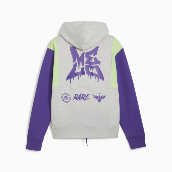 MELO x TOXIC Men's Sweatshirt, Light Gray Heather, large-ZAF