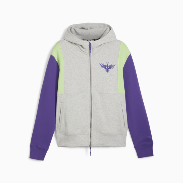 MELO x TOXIC Men's Sweatshirt, Light Gray Heather, large-ZAF