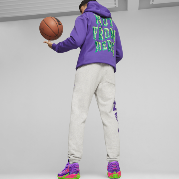 MELO x TOXIC Men's Sweatpants, Light Gray Heather, large-ZAF