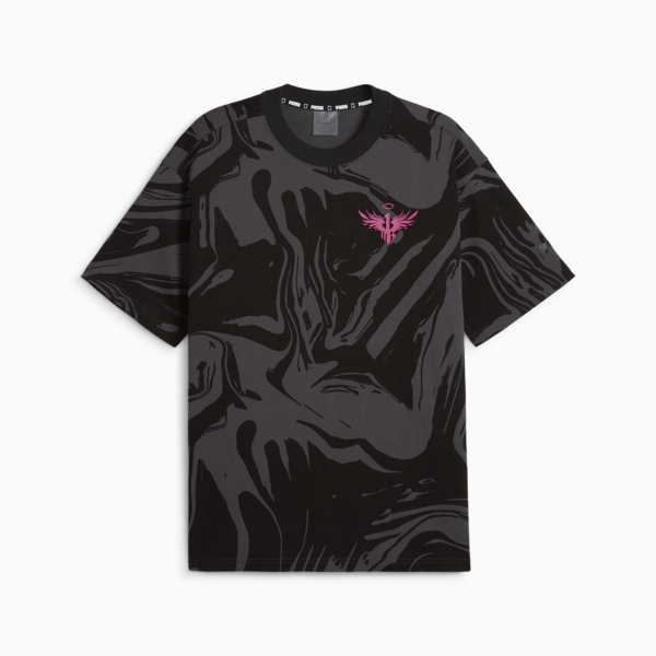 Remera MELO X TOXIC AOP, PUMA Black, large-ARG