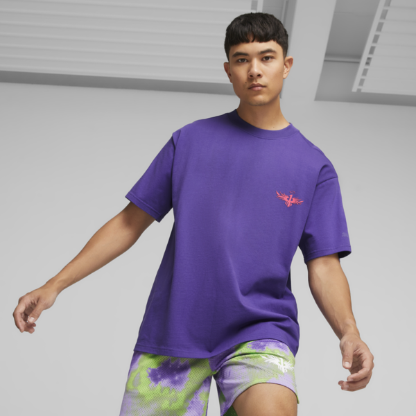 Remera de basketball MELO X TOXIC, Team Violet, large-ARG