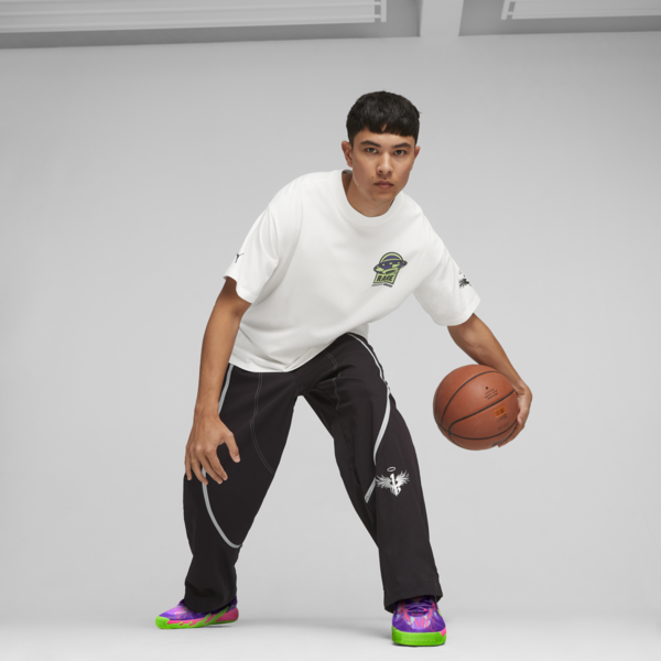 Remera MELO X TOXIC SS, PUMA White, large-ARG