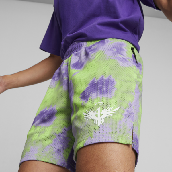 Short de basketball MELO X TOXIC AOP, Team Violet, large-ARG