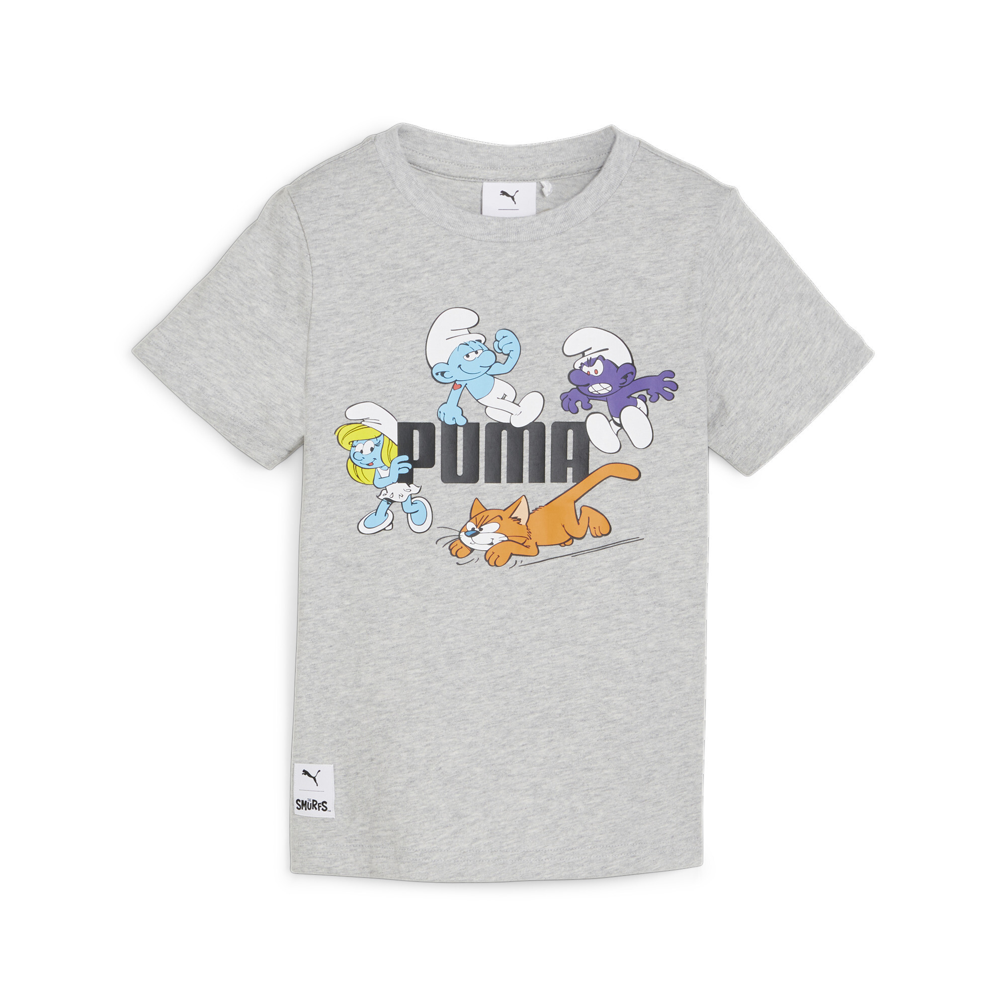 PUMA X THE SMURFS T-Shirt In Heather, Size 11-12 Youth