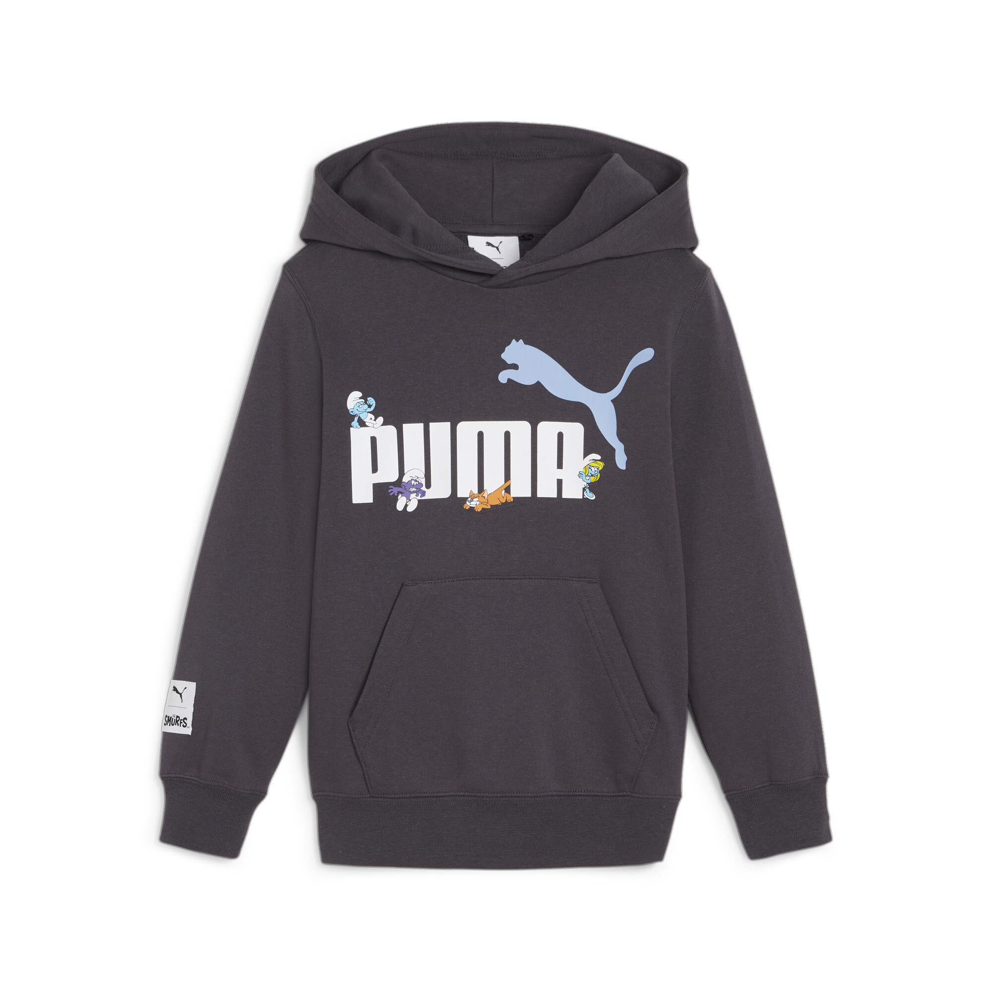 PUMA X THE SMURFS Hoodie In Gray, Size 7-8 Youth