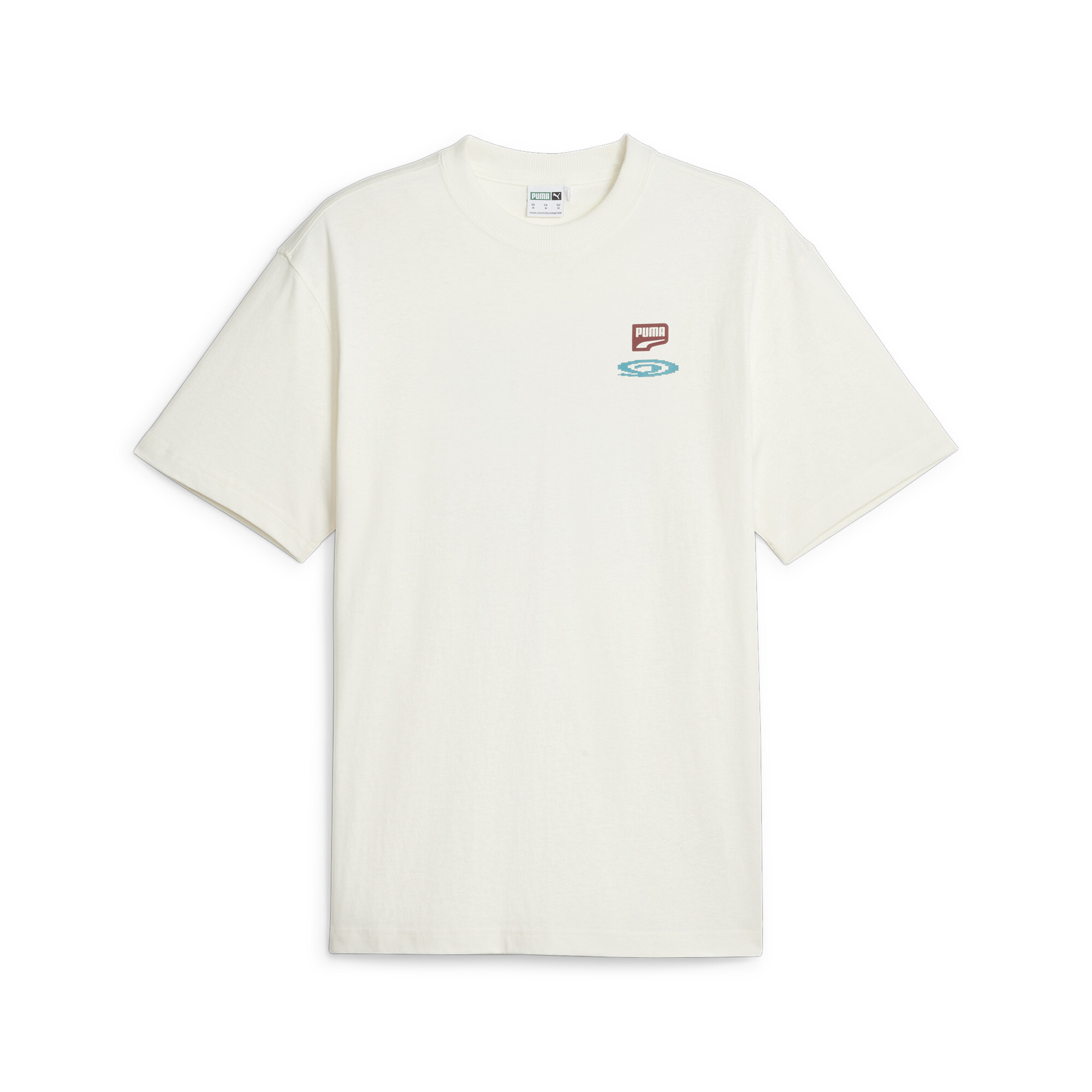 Men's Puma DOWNTOWN's Graphic T-Shirt, White, Size 4XL, Clothing
