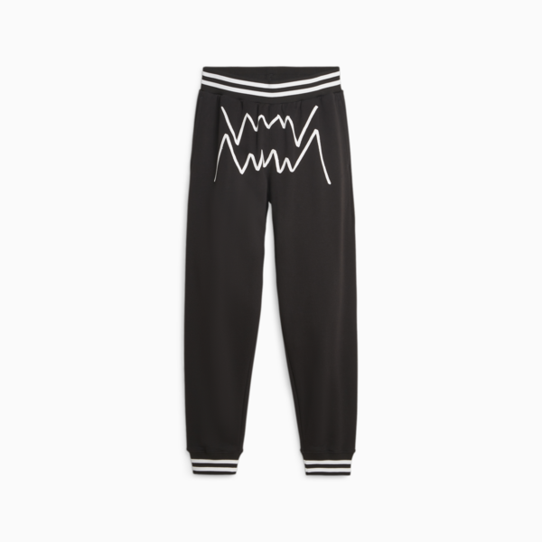 Franchise Core Basketball Sweatpants, PUMA Black-PUMA Black, large-ZAF