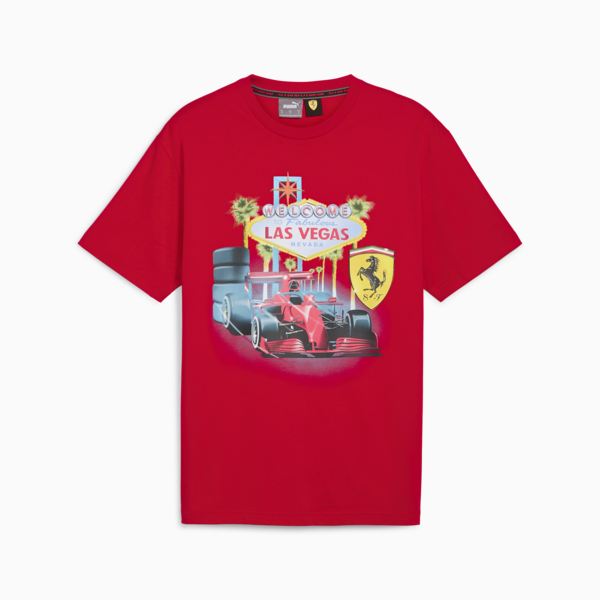 Scuderia Ferrari x Joshua Vides Tee, Rosso Corsa, large-ZAF