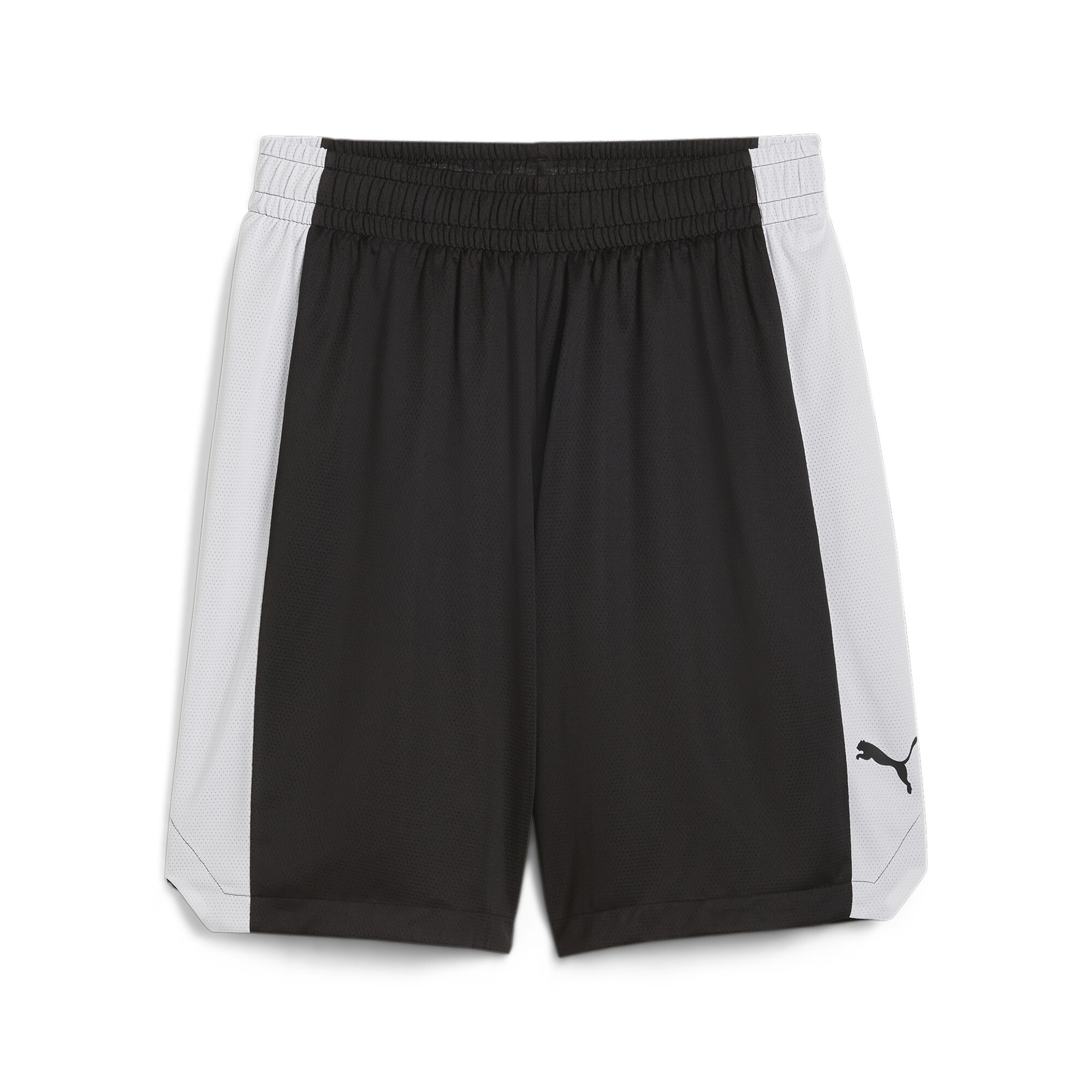 Puma Shot Blocker Basketballshorts Herren | Mit Color Blocking | Black/White | Größe: S