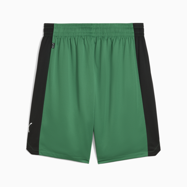 Shorts de basketball Shot Blocker para hombre, Archive Green-PUMA Black, large-ARG