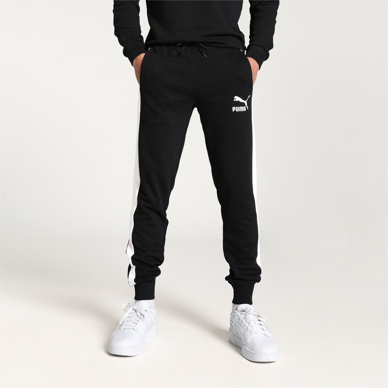 

Men's PUMA Iconic T7 Slim Fit Mens Track Pants, Black