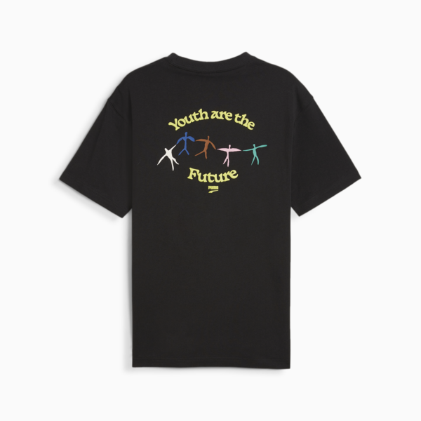 Remera juvenil DOWNTOWN 180, PUMA Black, large-ARG