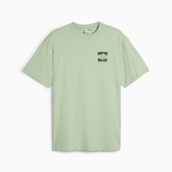 Remera juvenil DOWNTOWN 180, Pure Green, large-ARG