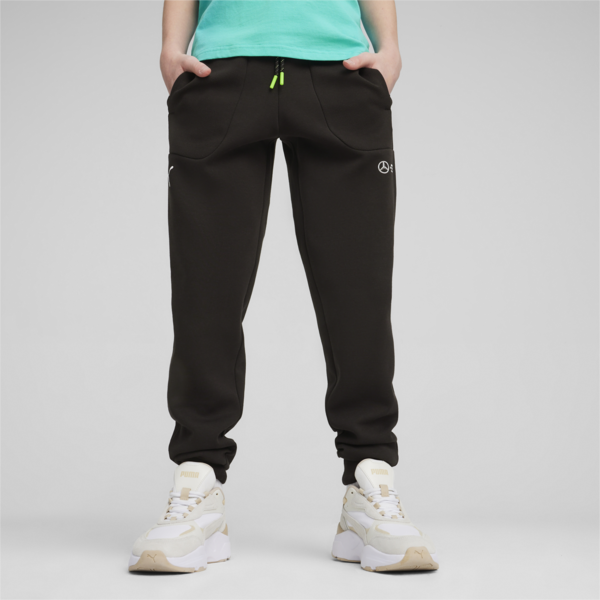 Mercedes-AMG Petronas Motorsport Youth Sweatpants, PUMA Black, large-ZAF