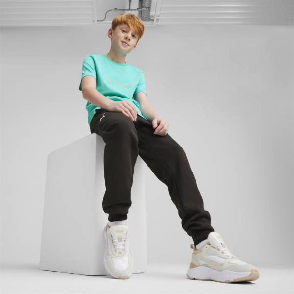 Mercedes-AMG Petronas Motorsport Youth Sweatpants, PUMA Black, large-ZAF