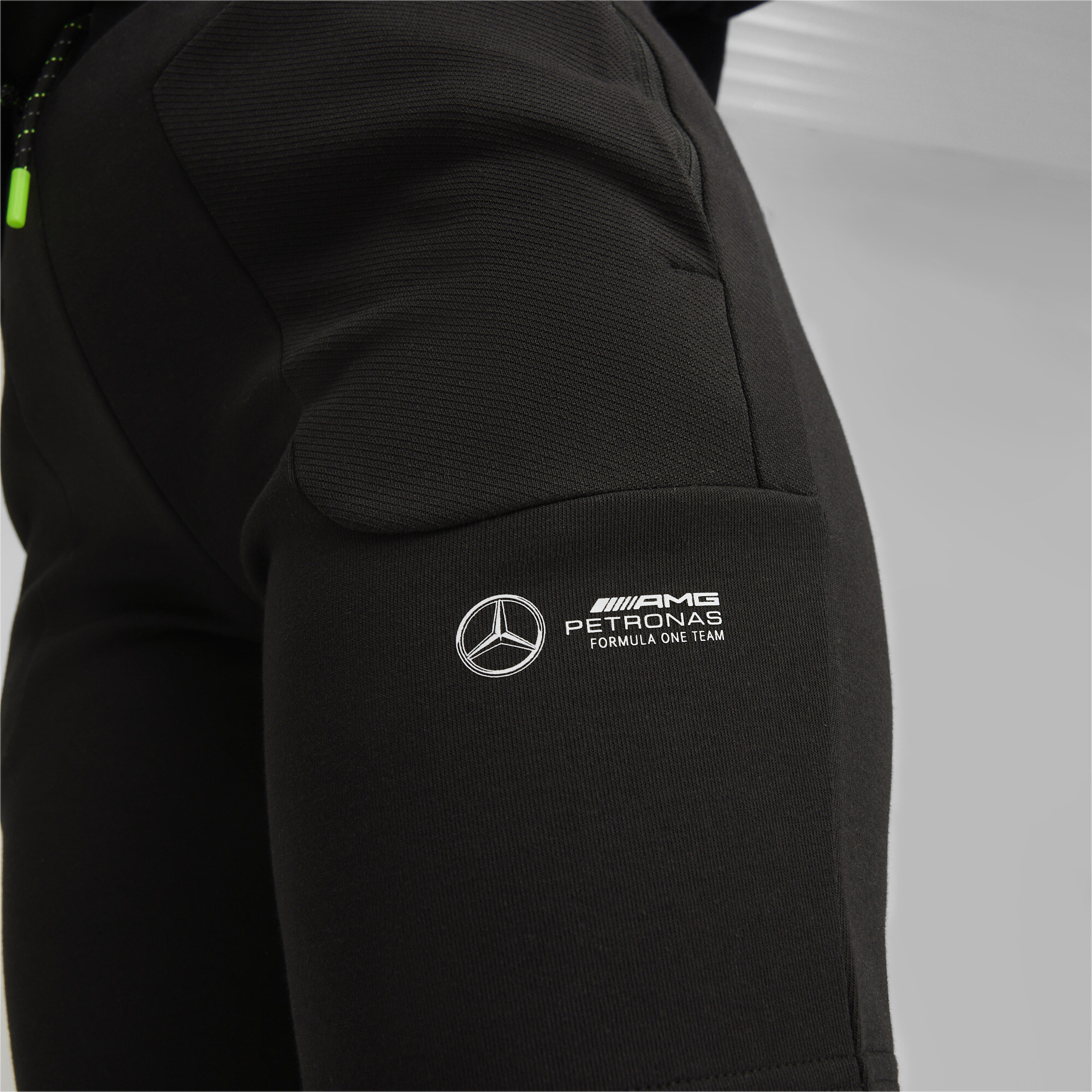 Puma Mercedes-AMG Petronas Motorsport Youth Shorts, Black, Size 7-8Y, Age