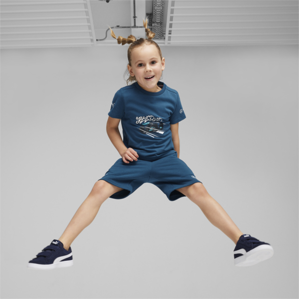 Mercedes-AMG Petronas Motorsport Kids' Shorts, Ocean Tropic, large-ZAF