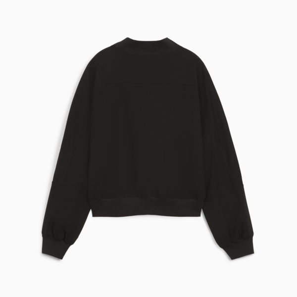 Campera bomber Classics Shiny para mujer, PUMA Black, large-ARG