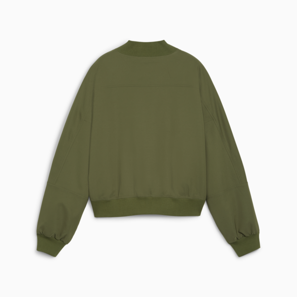 Campera bomber Classics Shiny para mujer, Olive Green, large-ARG