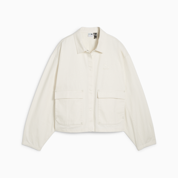 Campera cortavientos Classics para mujer, Frosted Ivory, large-ARG
