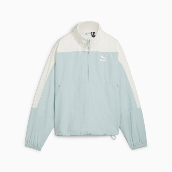 Buzo PUMA Anorak para mujer, Turquoise Surf, large-ARG