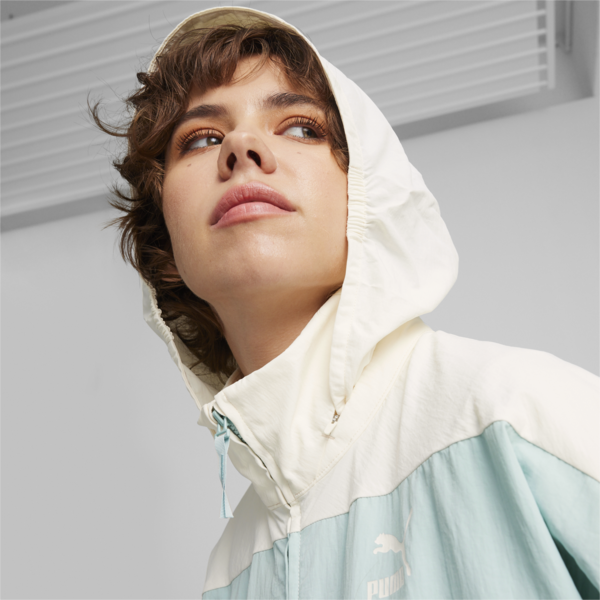 Buzo PUMA Anorak para mujer, Turquoise Surf, large-ARG