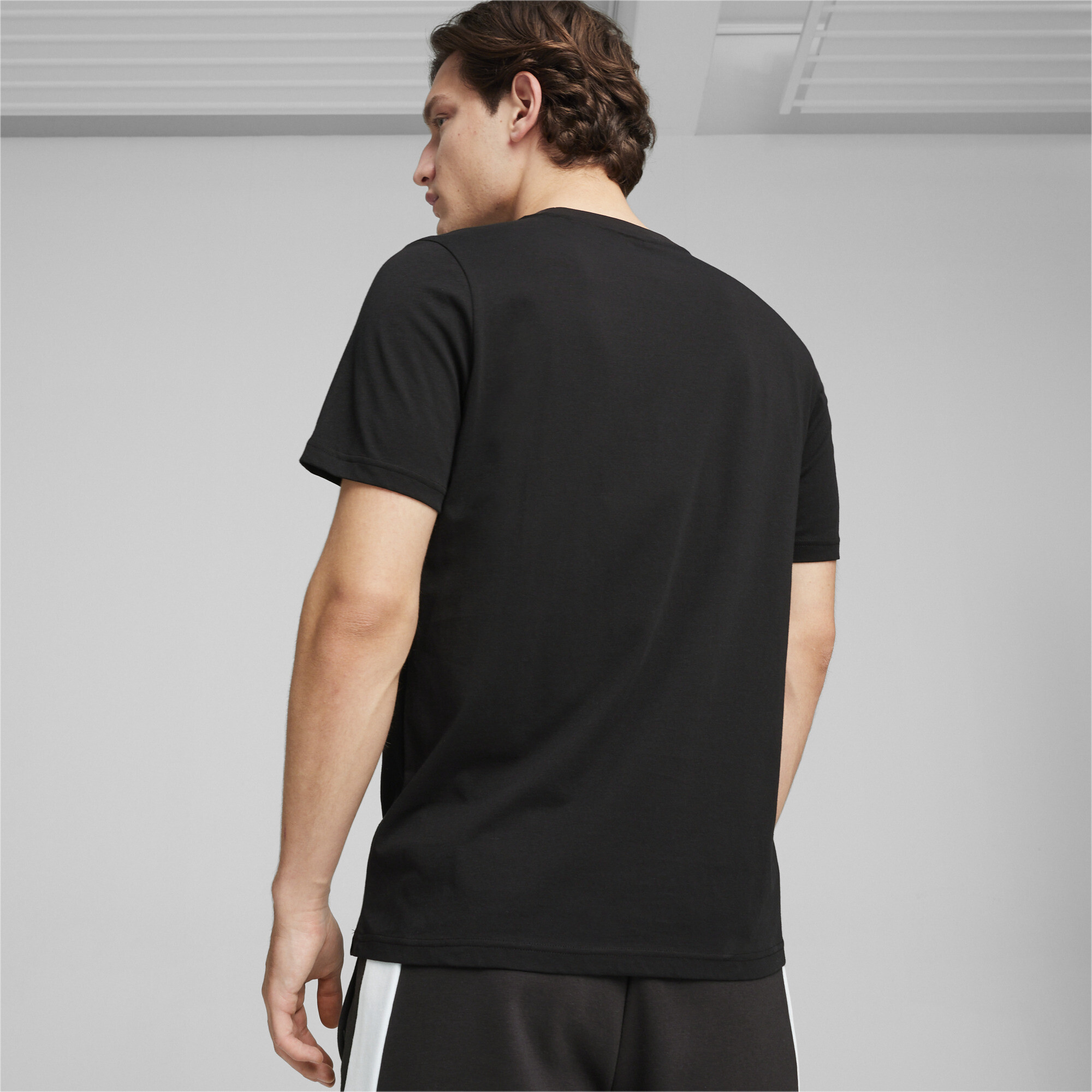 Men's Puma AMG Motorsports T-Shirt, Black, Size XS, Clothing