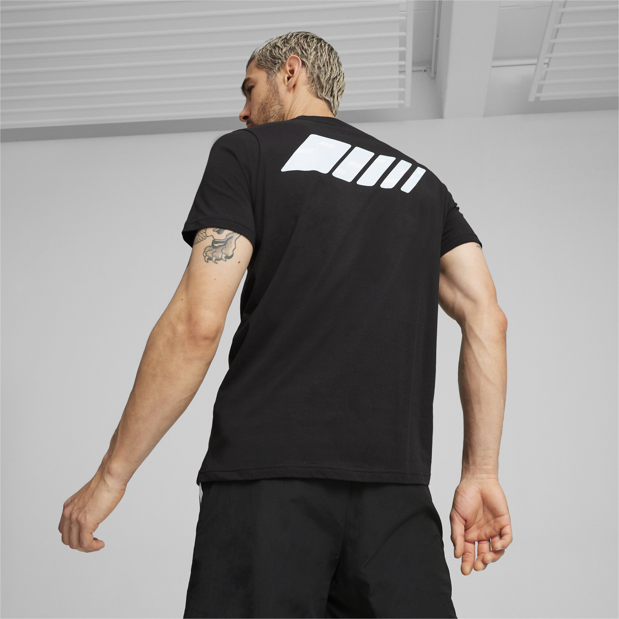 Men's Puma AMG Motorsports Graphic T-Shirt, Black, Size XL, Clothing