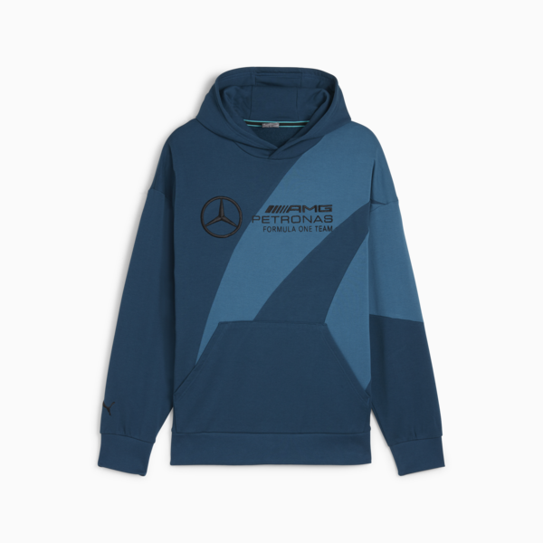 Mercedes-AMG Petronas Motorsport Statement Men's Hoodie, Ocean Tropic, large-ZAF