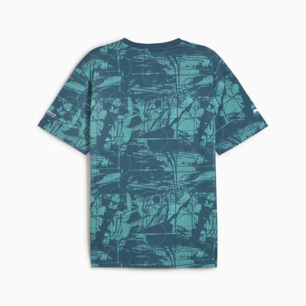 Remera Mercedes-AMG Petronas Motorsport Statement AOP para hombre, Ocean Tropic, large-ARG