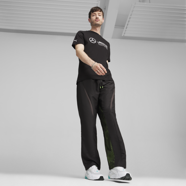 Mercedes-AMG Petronas Motorsport Statement Men's Woven Pants, PUMA Black, large-ZAF