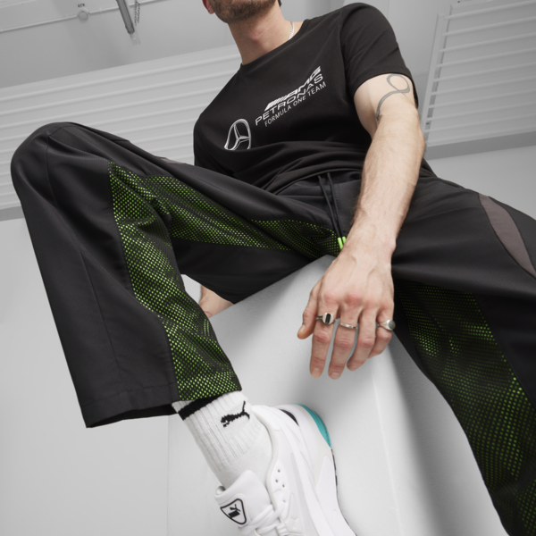 Mercedes-AMG Petronas Motorsport Statement Men's Woven Pants, PUMA Black, large-ZAF