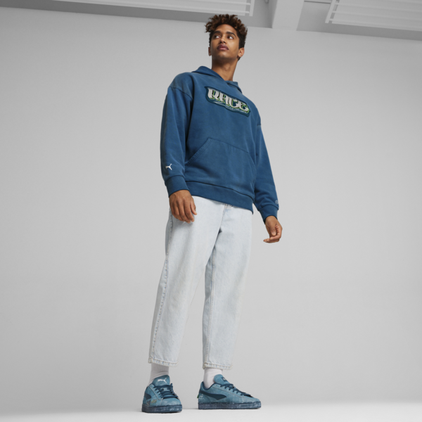 Mercedes-AMG PETRONAS Crew Hoodie, Ocean Tropic, large-ZAF