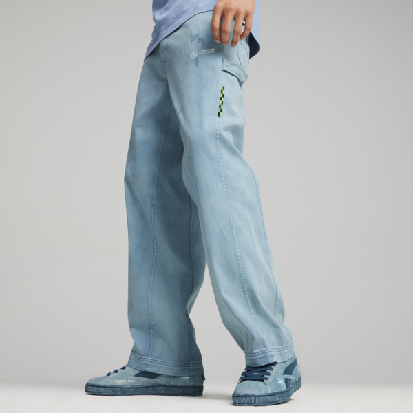 Mercedes-AMG PETRONAS Crew Pants, Ocean Tropic, large-ZAF