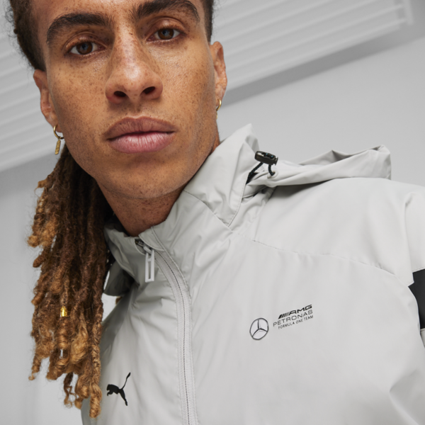 Campera Mercedes AMG Petronas Motorsport de tejido plano para hombre, Team Silver, large-ARG