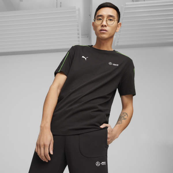 Remera Mercedes-AMG PETRONAS MT7, PUMA Black, large-ARG