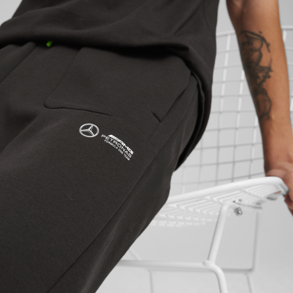 Mercedes-AMG Petronas Motorsport Men's Sweatpants, PUMA Black, large-ZAF