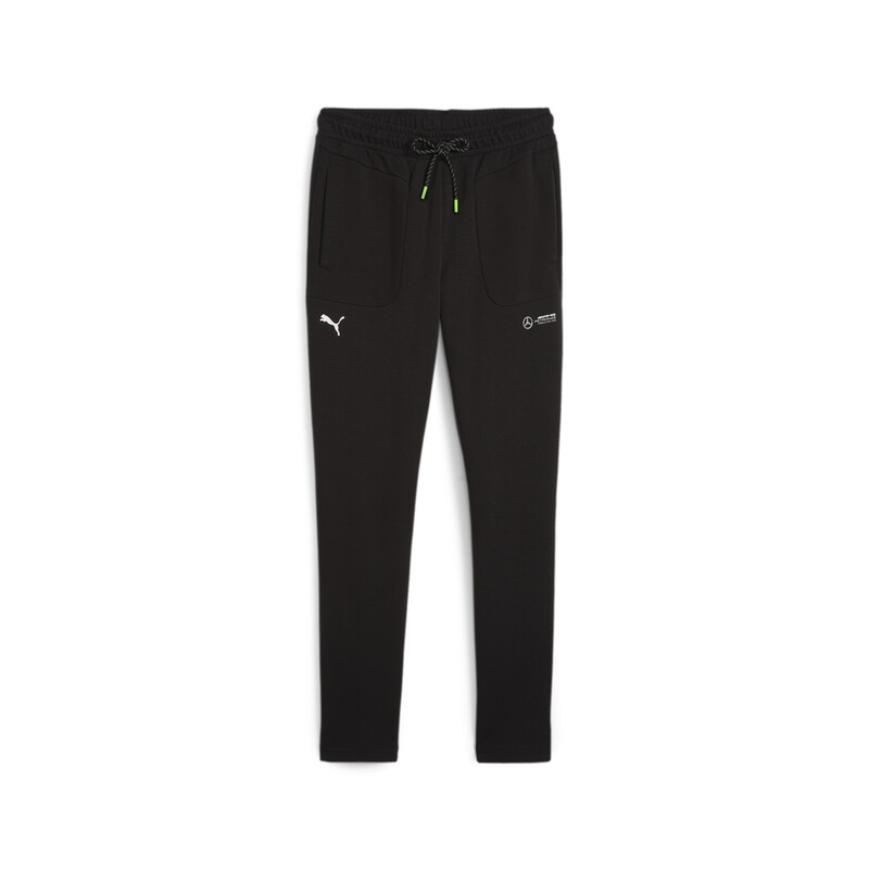 Men s PUMA Mercedes AMG Petronas Motorsport Open Cuff Sweatpants in Black size L