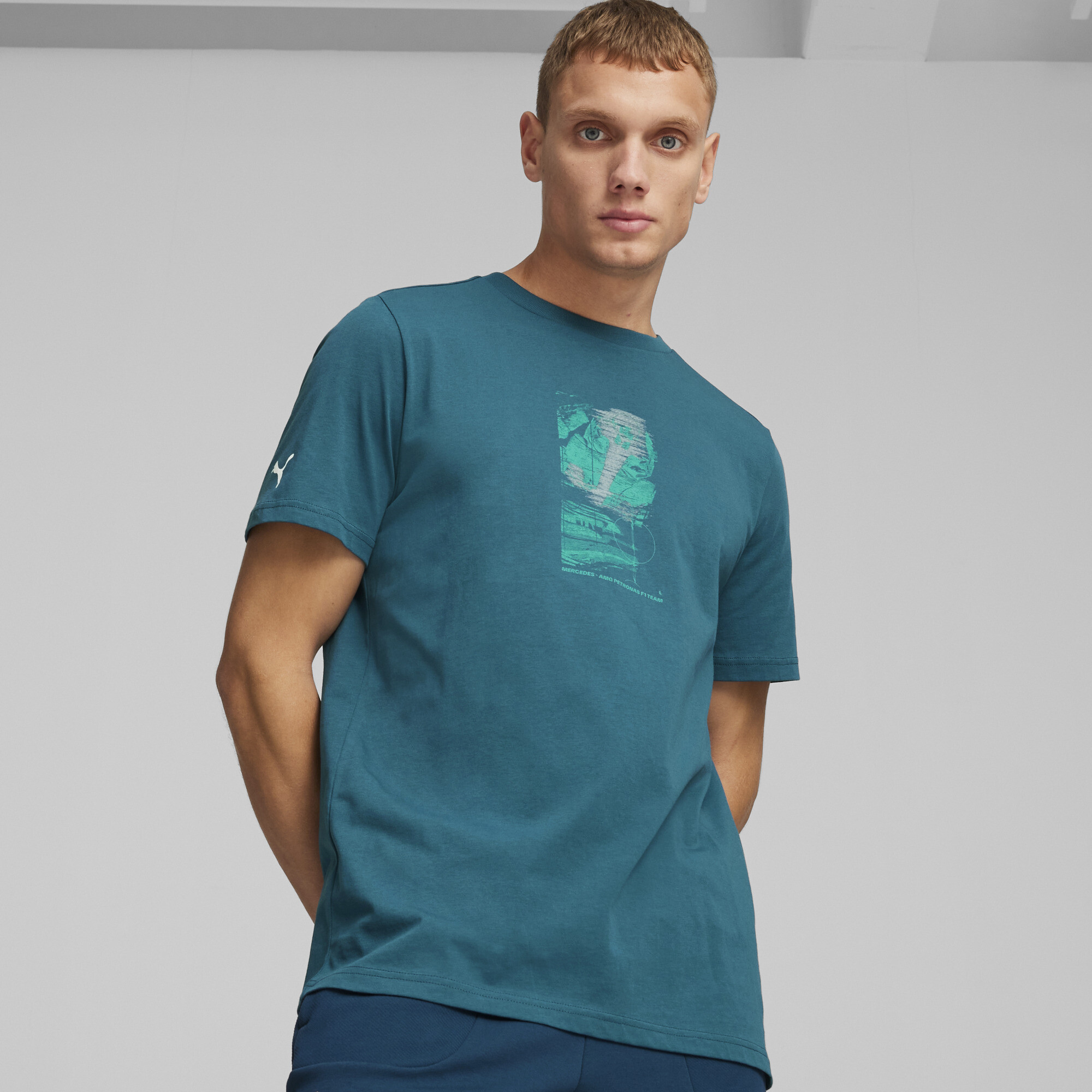 PUMA Men's Mercedes-AMG Petronas Motorsport Graphic Tee