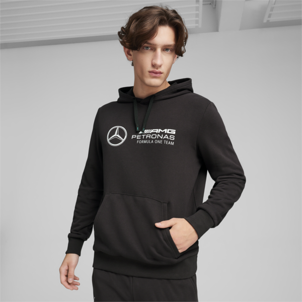 Mercedes-AMG Petronas Motorsport Men's ESS Hoodie, PUMA Black, large-ZAF