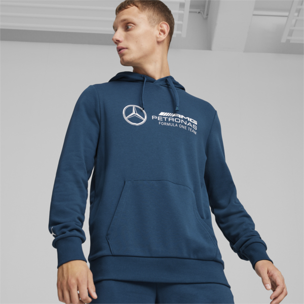 Mercedes-AMG Petronas Motorsport Men's ESS Hoodie, Ocean Tropic, large-ZAF