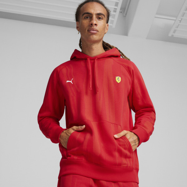 Scuderia Ferrari Race Men s Motorsport Hoodie red PUMA South Africa