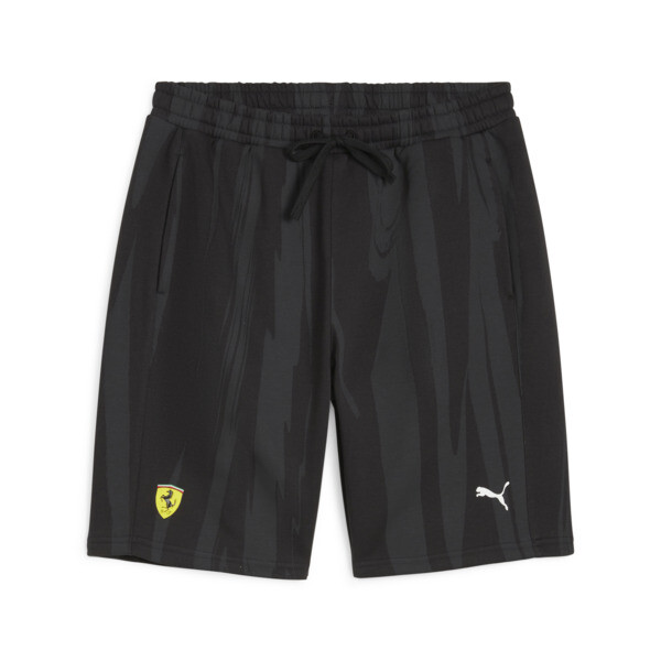 Scuderia Ferrari Race Men's AOP Shorts, PUMA Black, large-ZAF