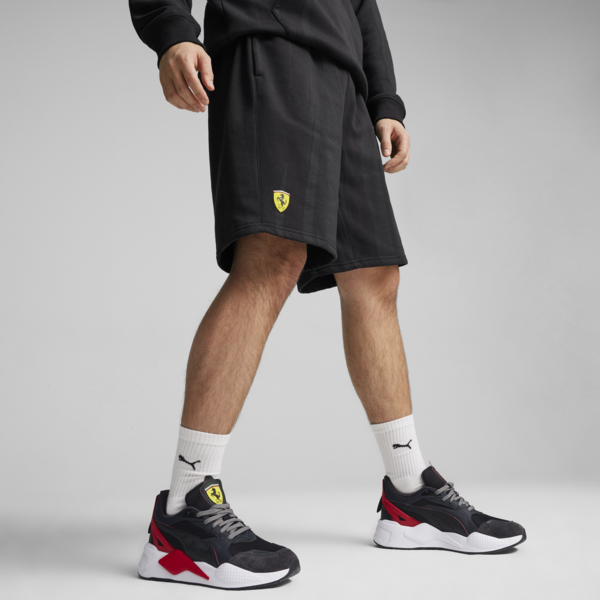 Scuderia Ferrari Race Men's AOP Shorts, PUMA Black, large-ZAF