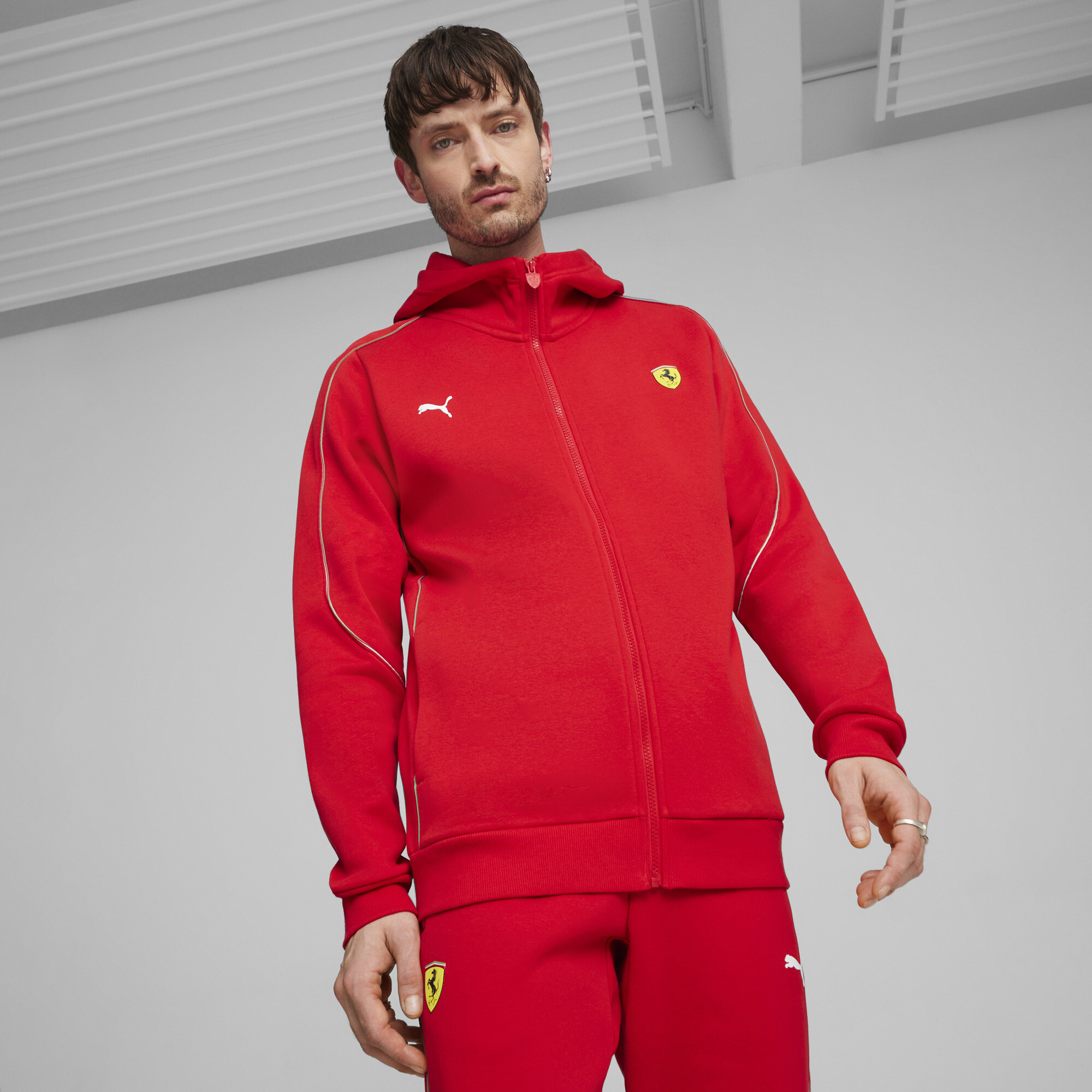 puma ferrari セットアップ us 赤 XS drip y2k Jaqueta com Capuz Scuderia Ferrari Motorsport Masculina | red | PUMA
