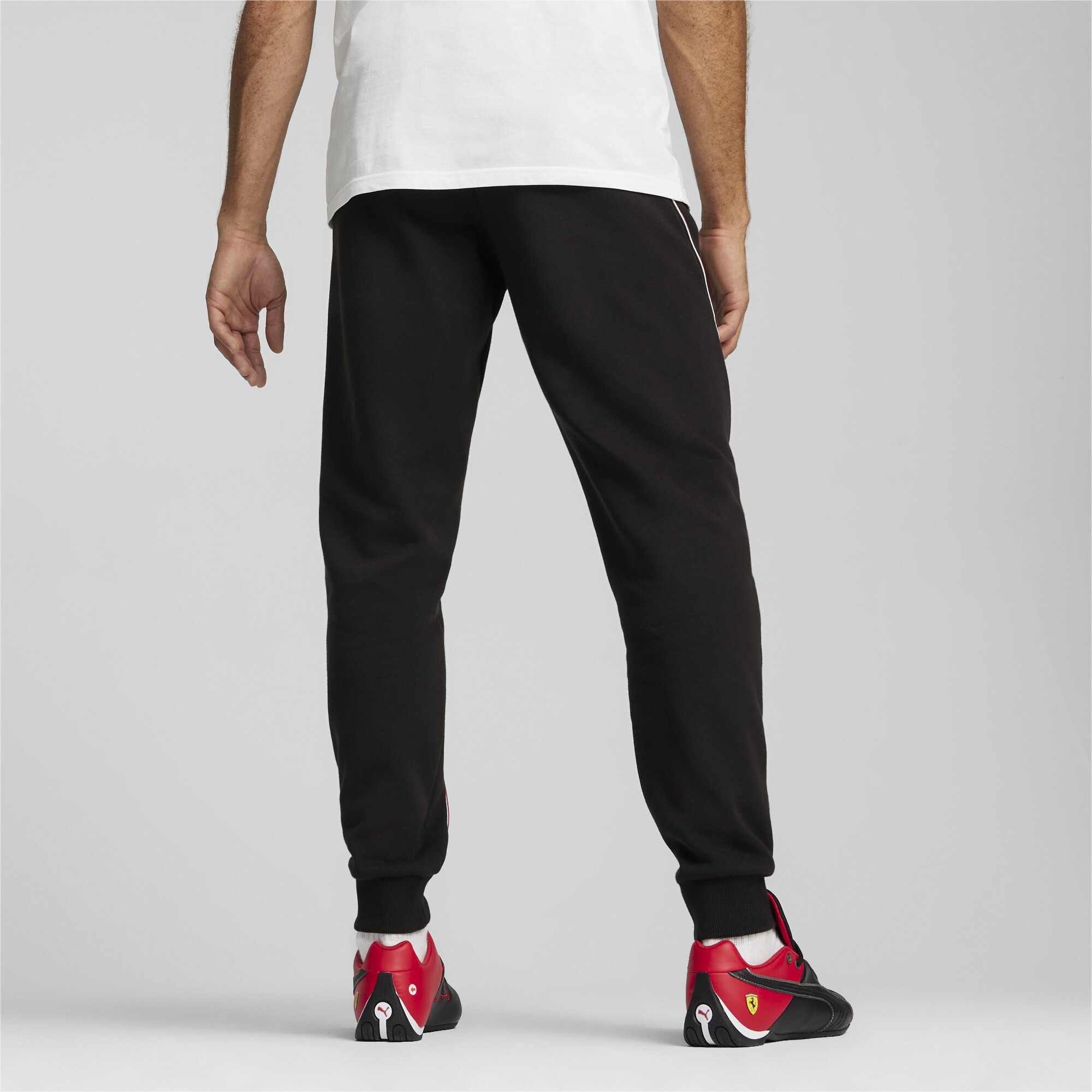 Men's Puma Scuderia Ferrari's Motorsport Race Sweat Pants, Black, Size XS, Clothing